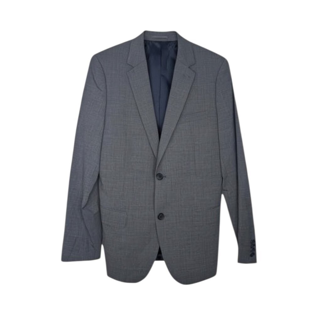 Theory Gray Slim Fit Modern Wool Suit Jacket